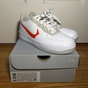 Nike Air Force 1 LV8 Orange Swoosh